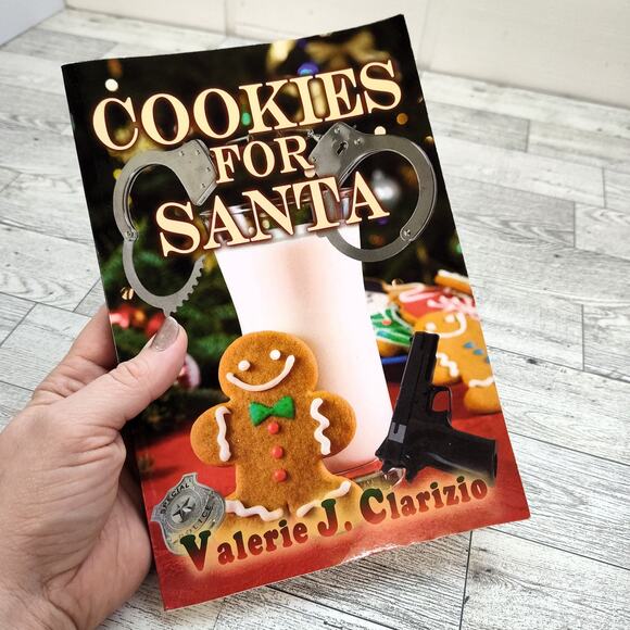 Cookies for Santa by Valerie J Clarizio SIGNED Murder Mystery Romance Fiction - Picture 1 of 12